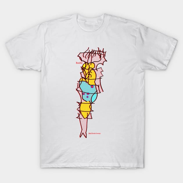 Rotifer T-Shirt by Skull Bottle Sorcery